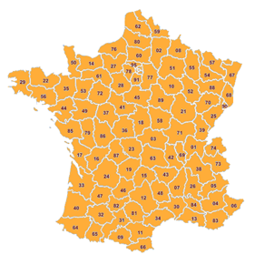 carte de france